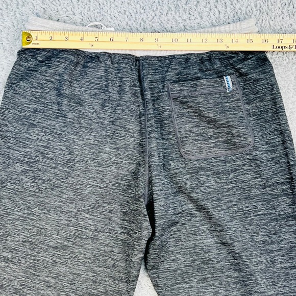 Marine Layer Men's Heathered Charcoal Jogger Pants Size Medium Elastic Waist - Picture 4 of 12